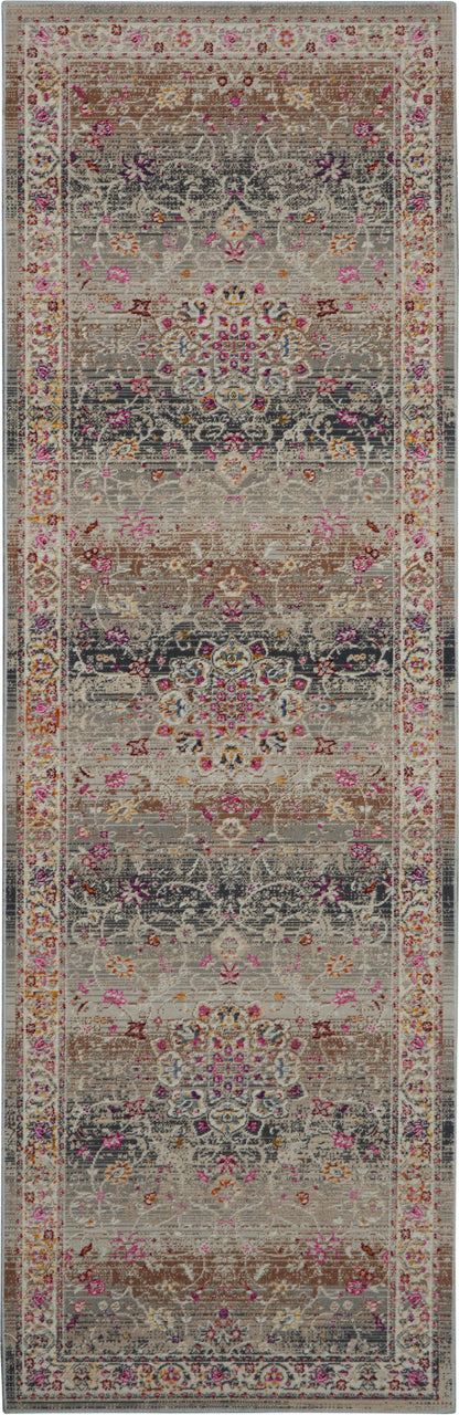 aRmanica VINTAGE KASHAN GREY RUG by NOURISON