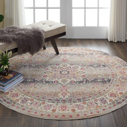 aRmanica VINTAGE KASHAN GREY RUG by NOURISON