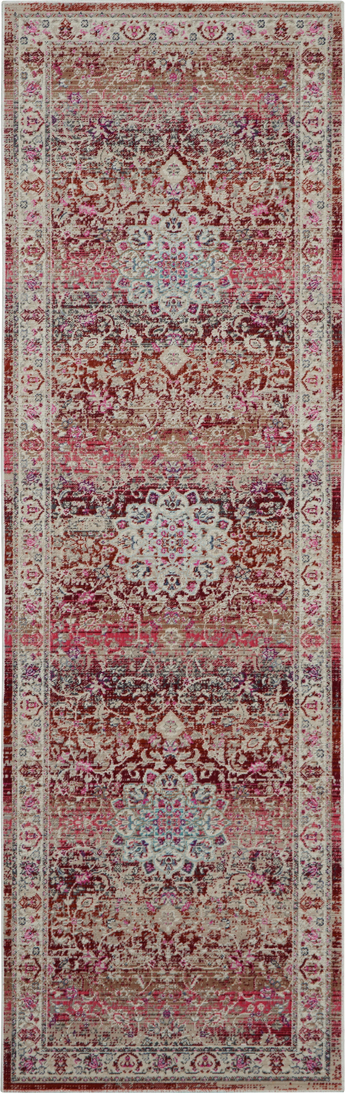 aRmanica VINTAGE KASHAN RED RUG by NOURISON