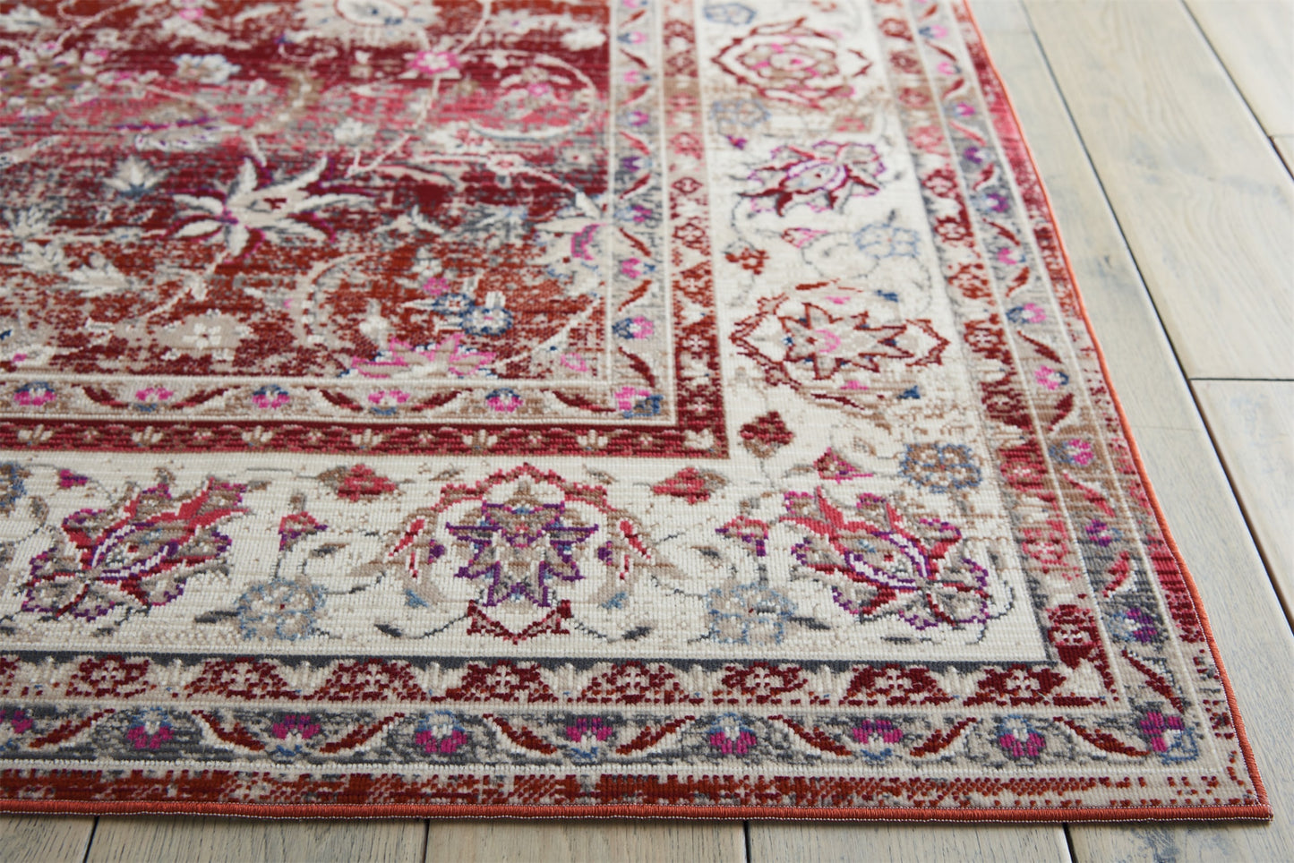 aRmanica VINTAGE KASHAN RED RUG by NOURISON