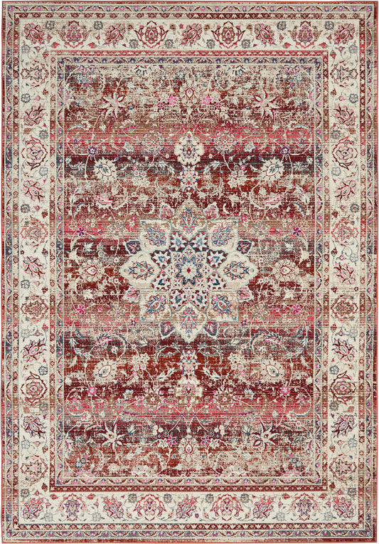 aRmanica VINTAGE KASHAN RED RUG by NOURISON