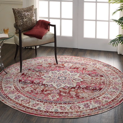 aRmanica VINTAGE KASHAN RED RUG by NOURISON