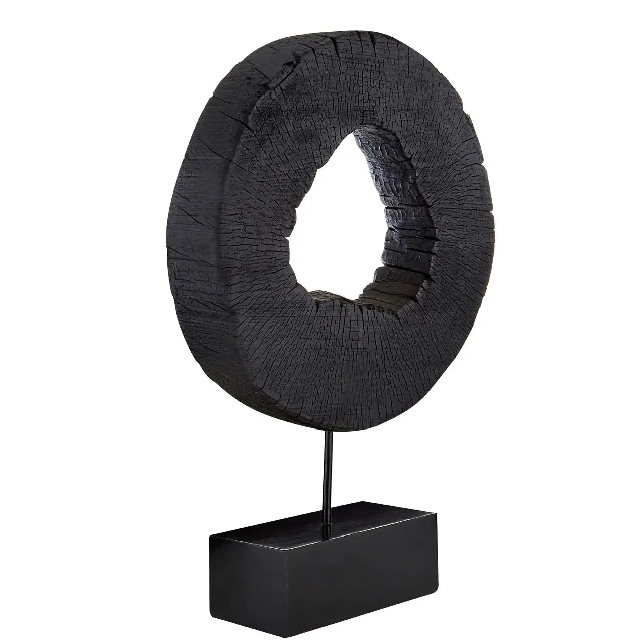 aRmanica LARGE RUSTIC MANGO WOOD SCULPTURE