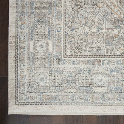 aRmanica STARRY NIGHTS CREAM LIGHT BLUE RUG by NOURISON