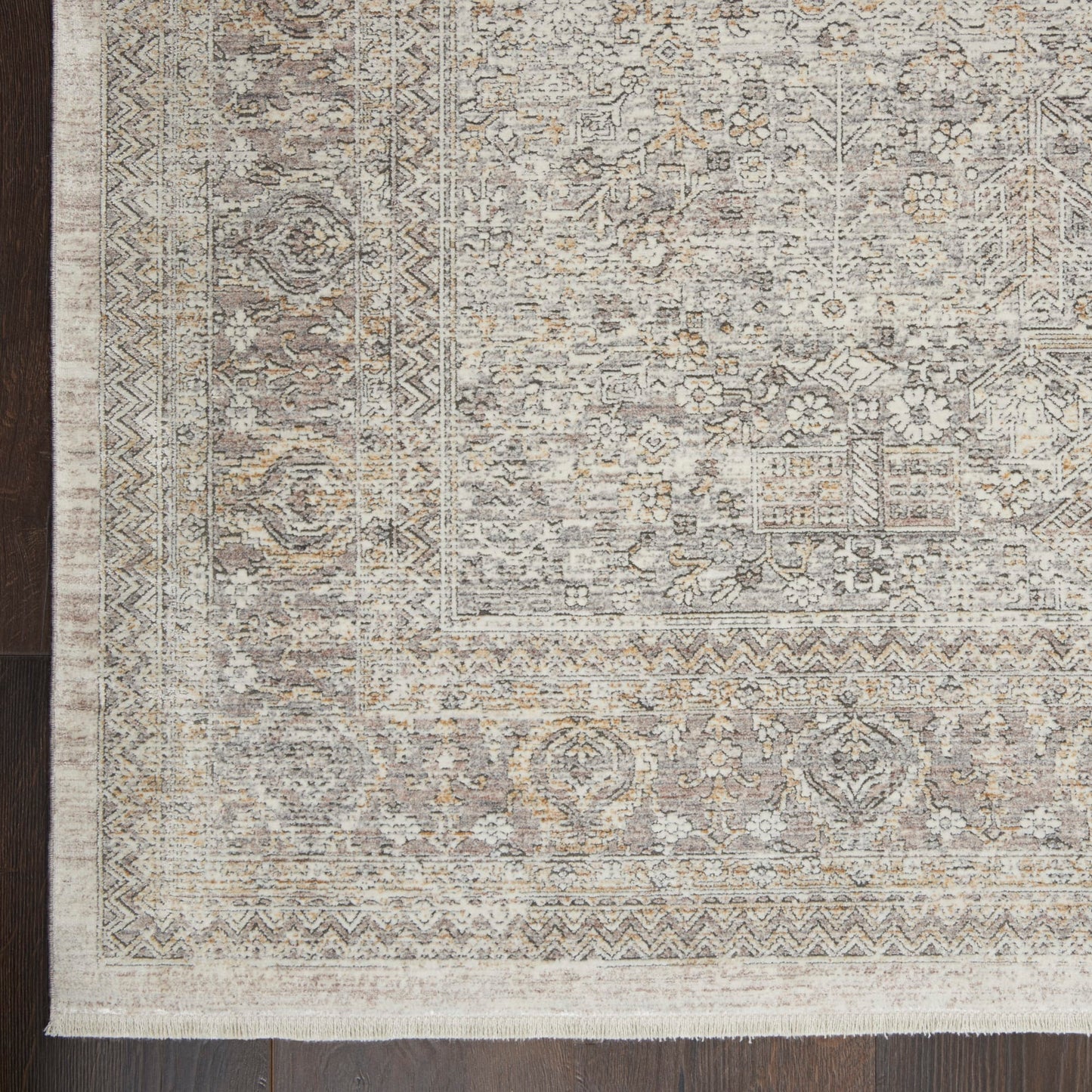 aRmanica STARRY NIGHTS CREAM GREY RUG by NOURISON