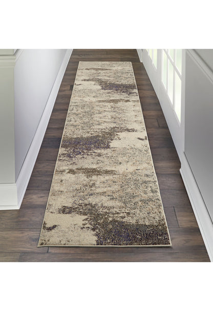 aRmanica CELESTIAL IVORY GREY RUG by NOURISON