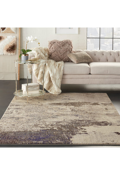 aRmanica CELESTIAL IVORY GREY RUG by NOURISON