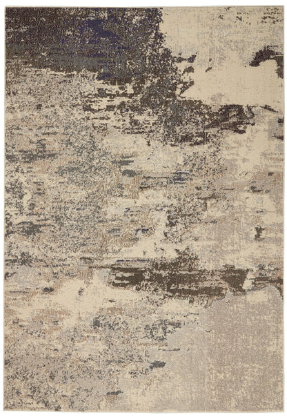 aRmanica CELESTIAL IVORY GREY RUG by NOURISON