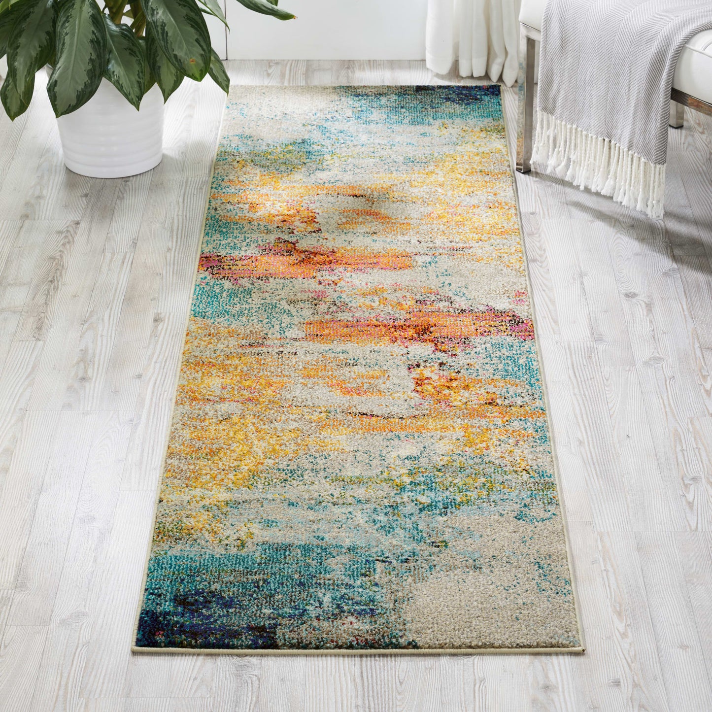 aRmanica CELESTIAL MULTI COLOUR RUG by NOURISON