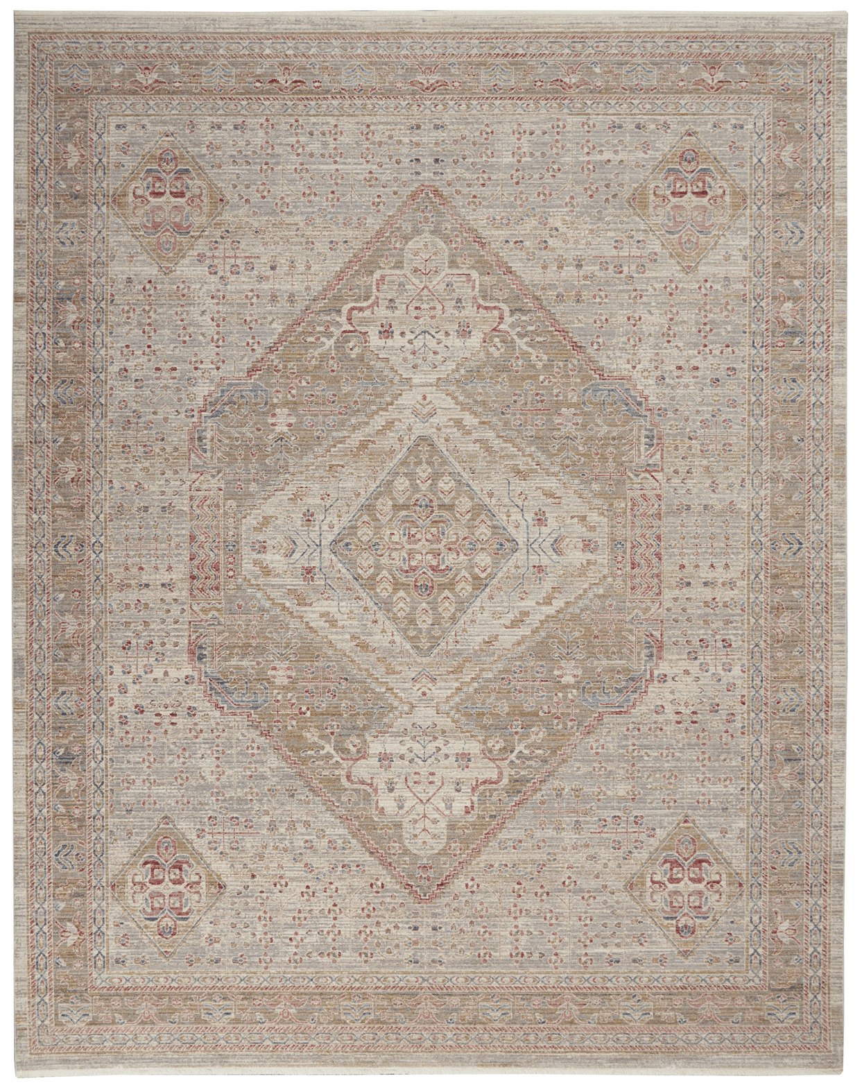 aRmanica HOMESTEAS BEIGE/GREY RUG by NOURISON