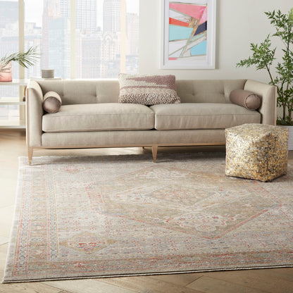 aRmanica HOMESTEAS BEIGE/GREY RUG by NOURISON