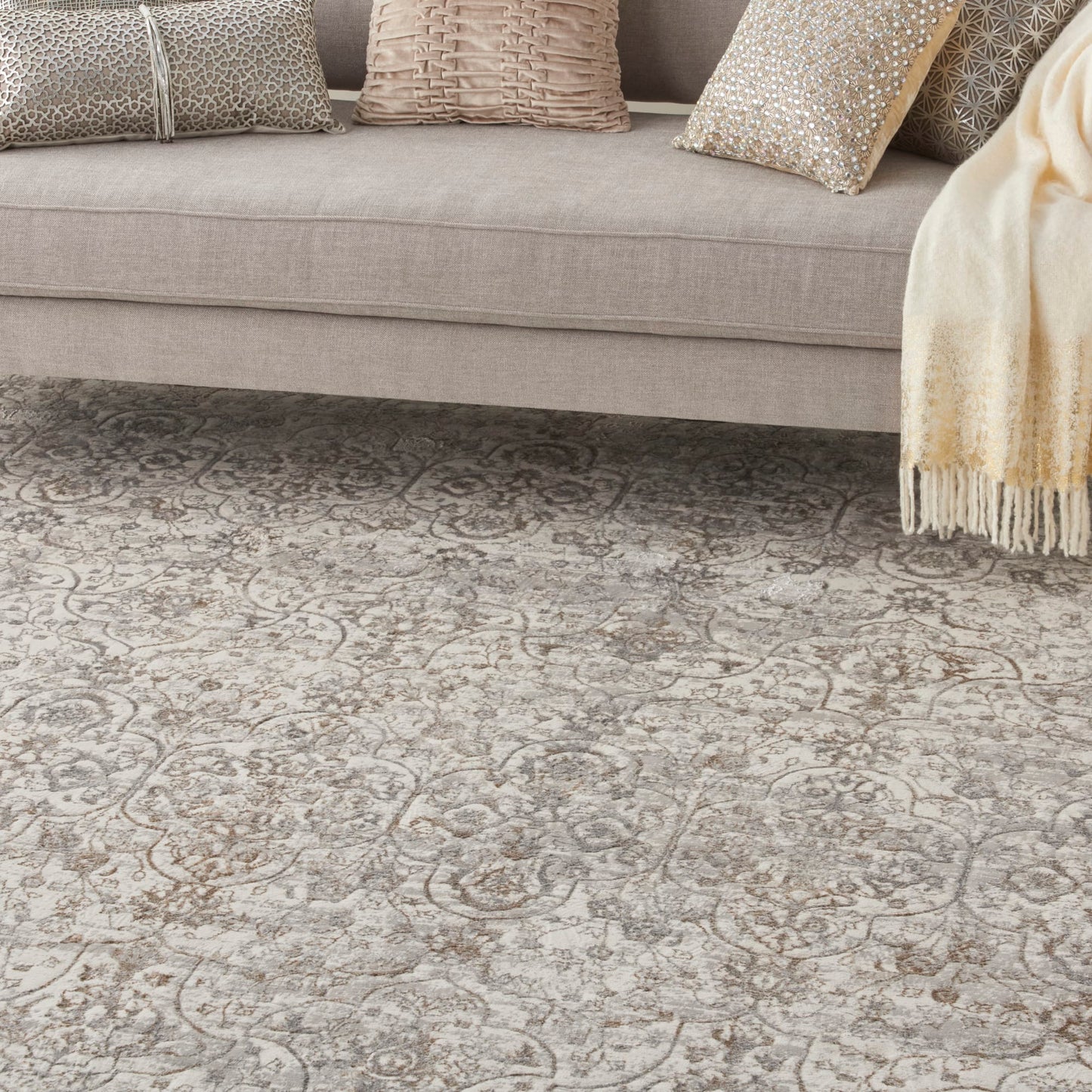 aRmanica ROYAL BEIGE TERRACE RUG by NOURISON