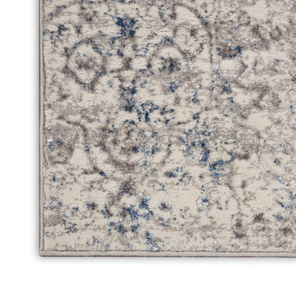 aRmanica ROYAL TERRACE BEIGE BLUE RUG by NOURISON