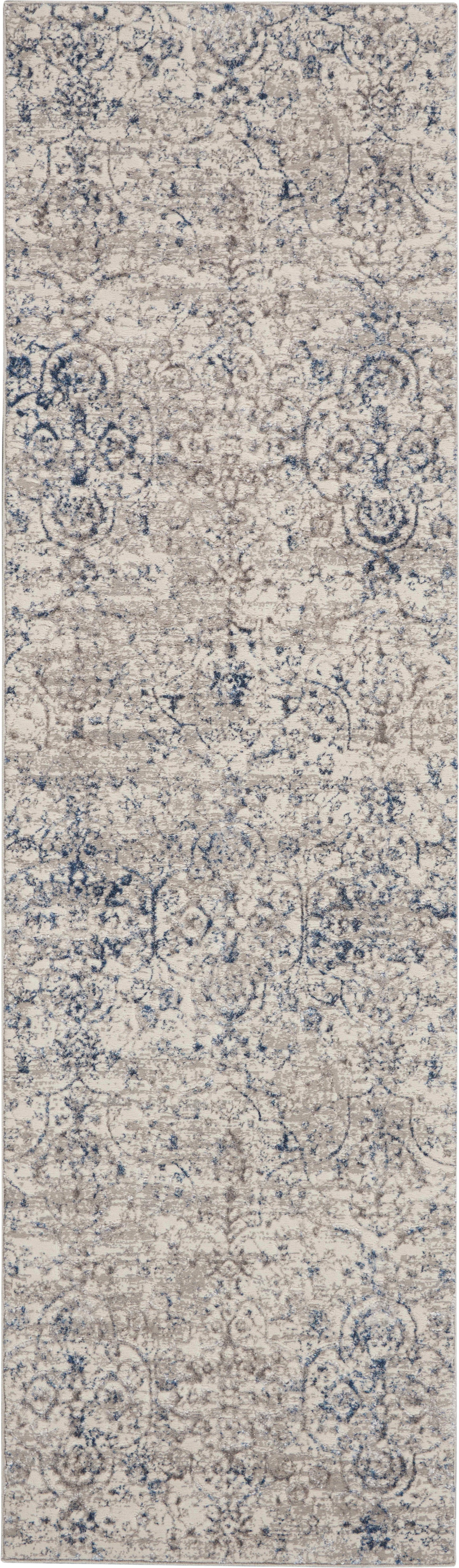 aRmanica ROYAL TERRACE BEIGE BLUE RUG by NOURISON