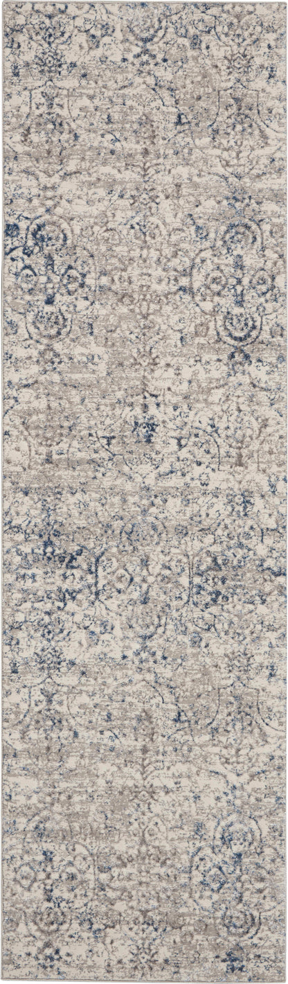 aRmanica ROYAL TERRACE BEIGE BLUE RUG by NOURISON