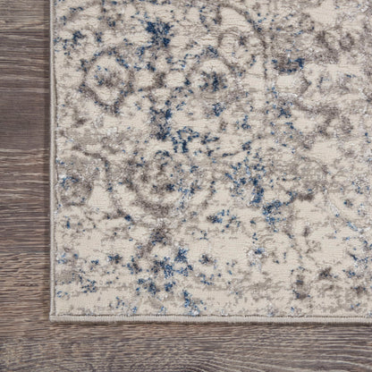 aRmanica ROYAL TERRACE BEIGE BLUE RUG by NOURISON