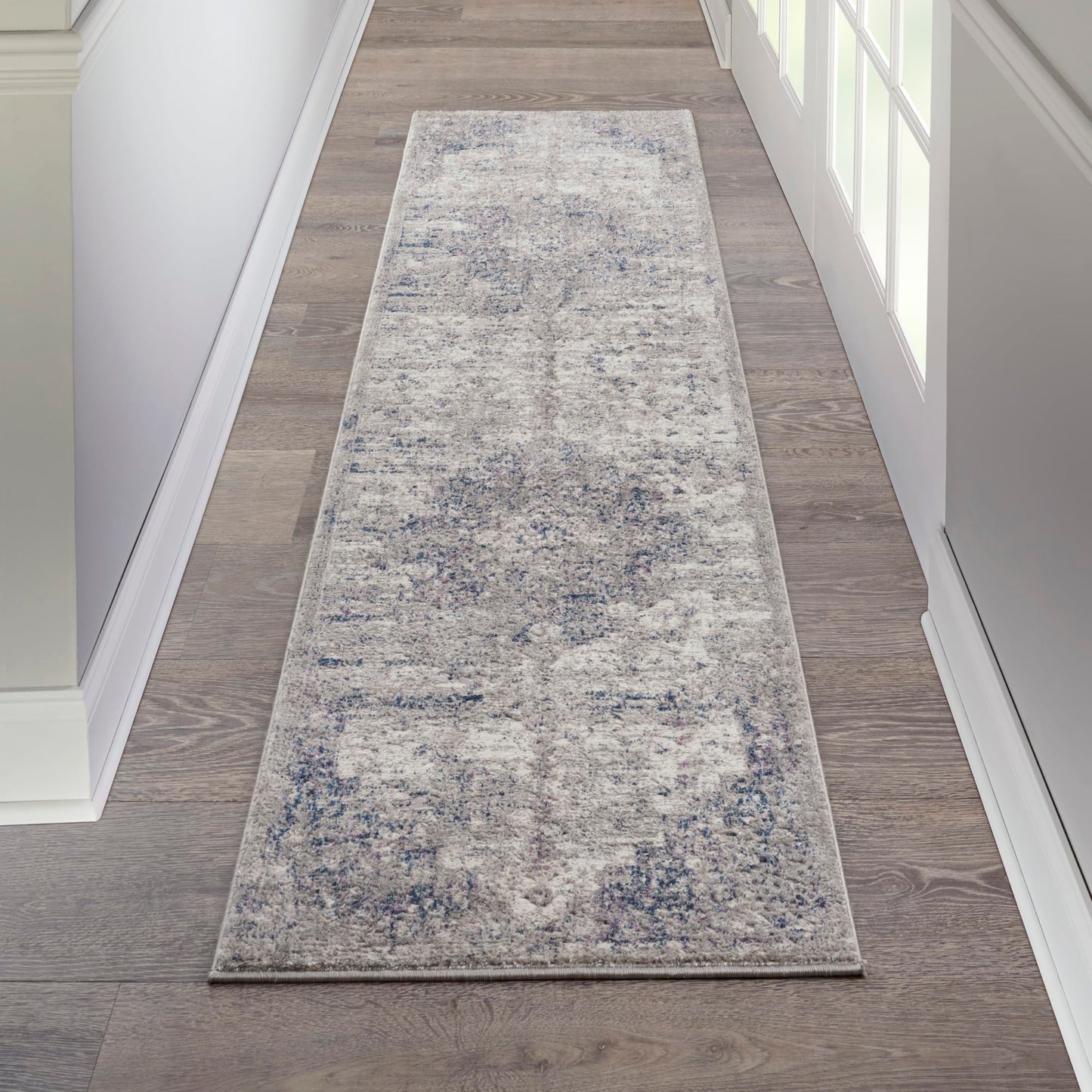 aRmanica ROYAL BLUE BEIGE TERRACE RUG by NOURISON