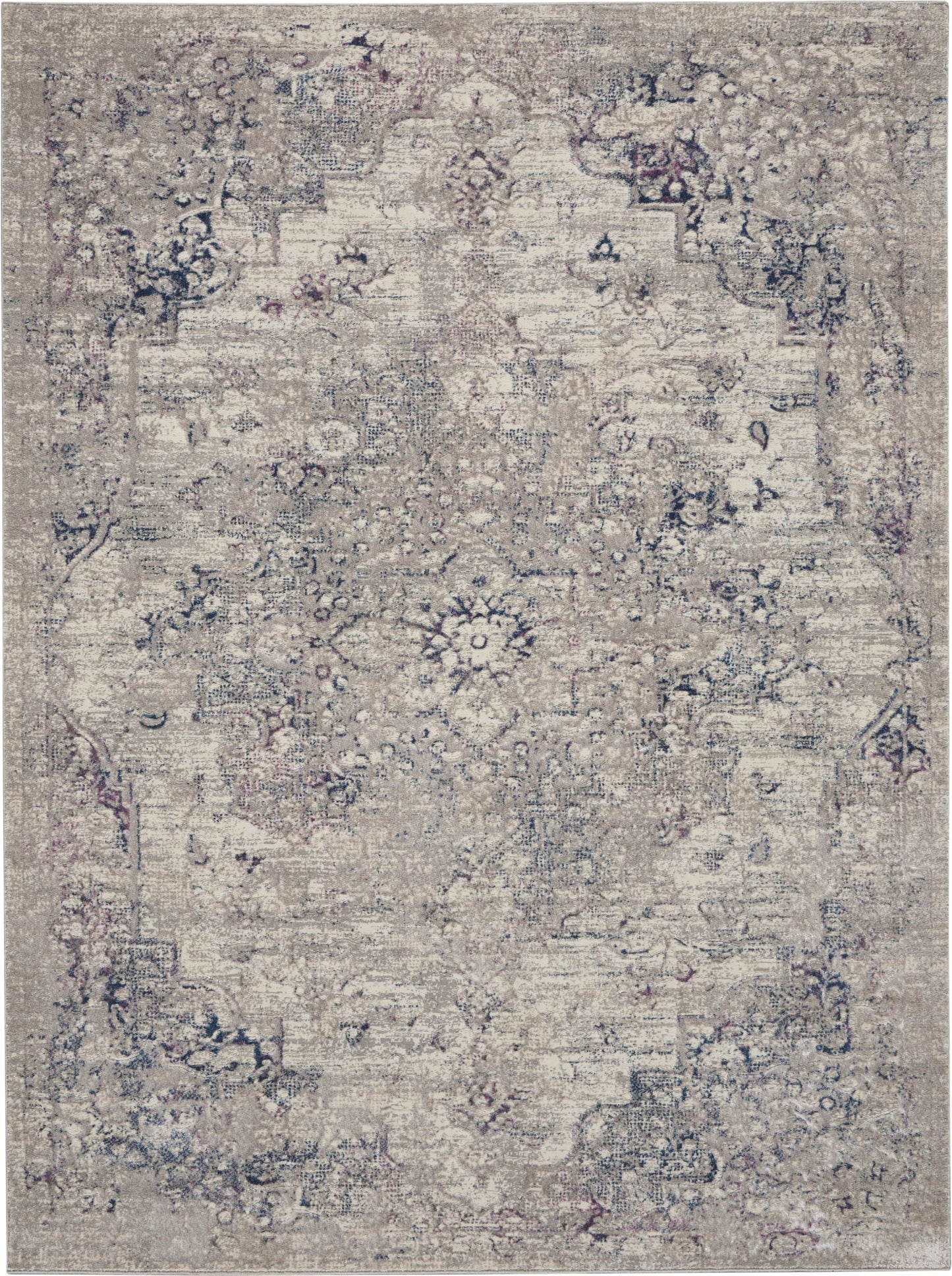 aRmanica ROYAL BLUE BEIGE TERRACE RUG by NOURISON