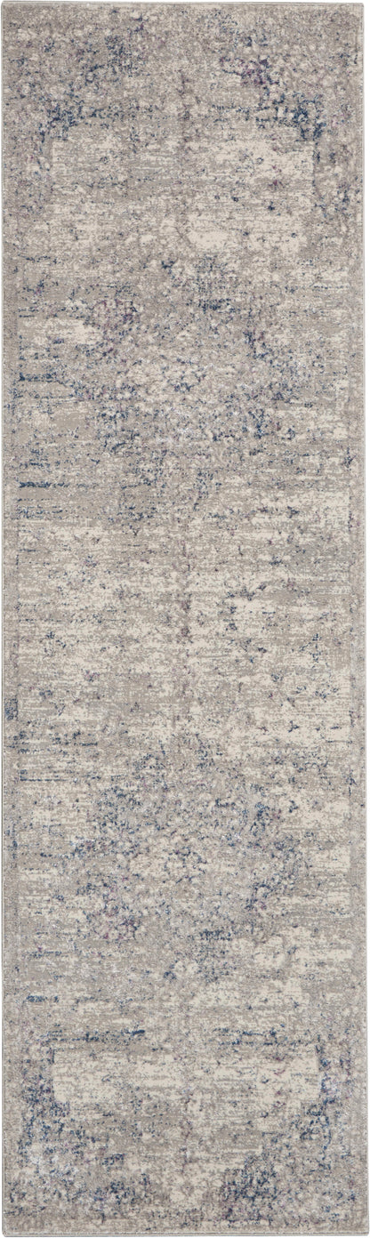 aRmanica ROYAL BLUE BEIGE TERRACE RUG by NOURISON