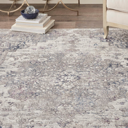 aRmanica ROYAL BLUE BEIGE TERRACE RUG by NOURISON