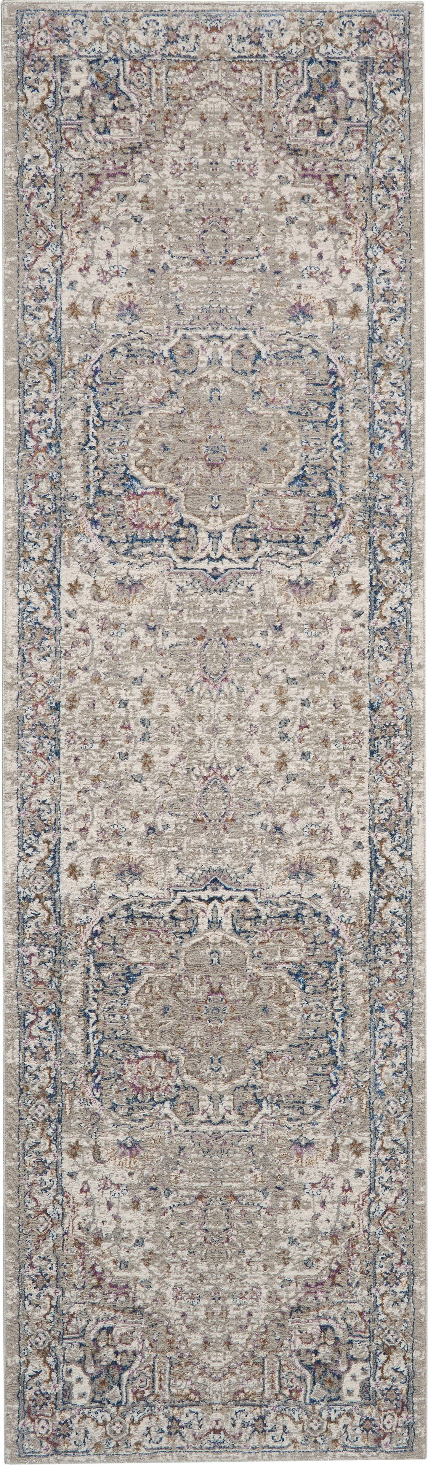 aRmanica ROYAL TERRACE IVORY MULTICOLOUR RUG by NOURISON