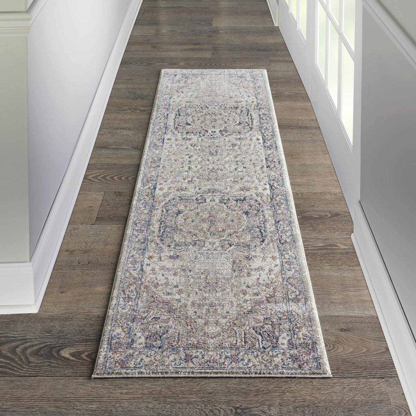 aRmanica ROYAL TERRACE IVORY MULTICOLOUR RUG by NOURISON