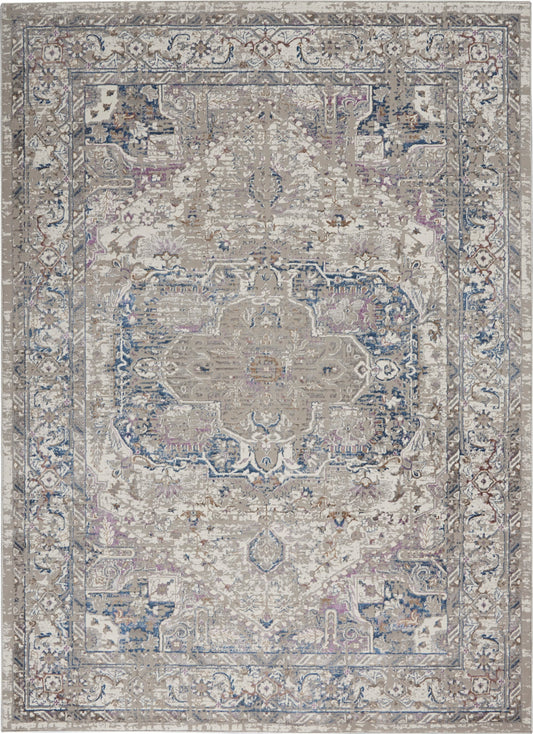 aRmanica ROYAL TERRACE IVORY MULTICOLOUR RUG by NOURISON