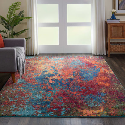 aRmanica CELESTIAL MULTI COLOUR RUG by NOURISON