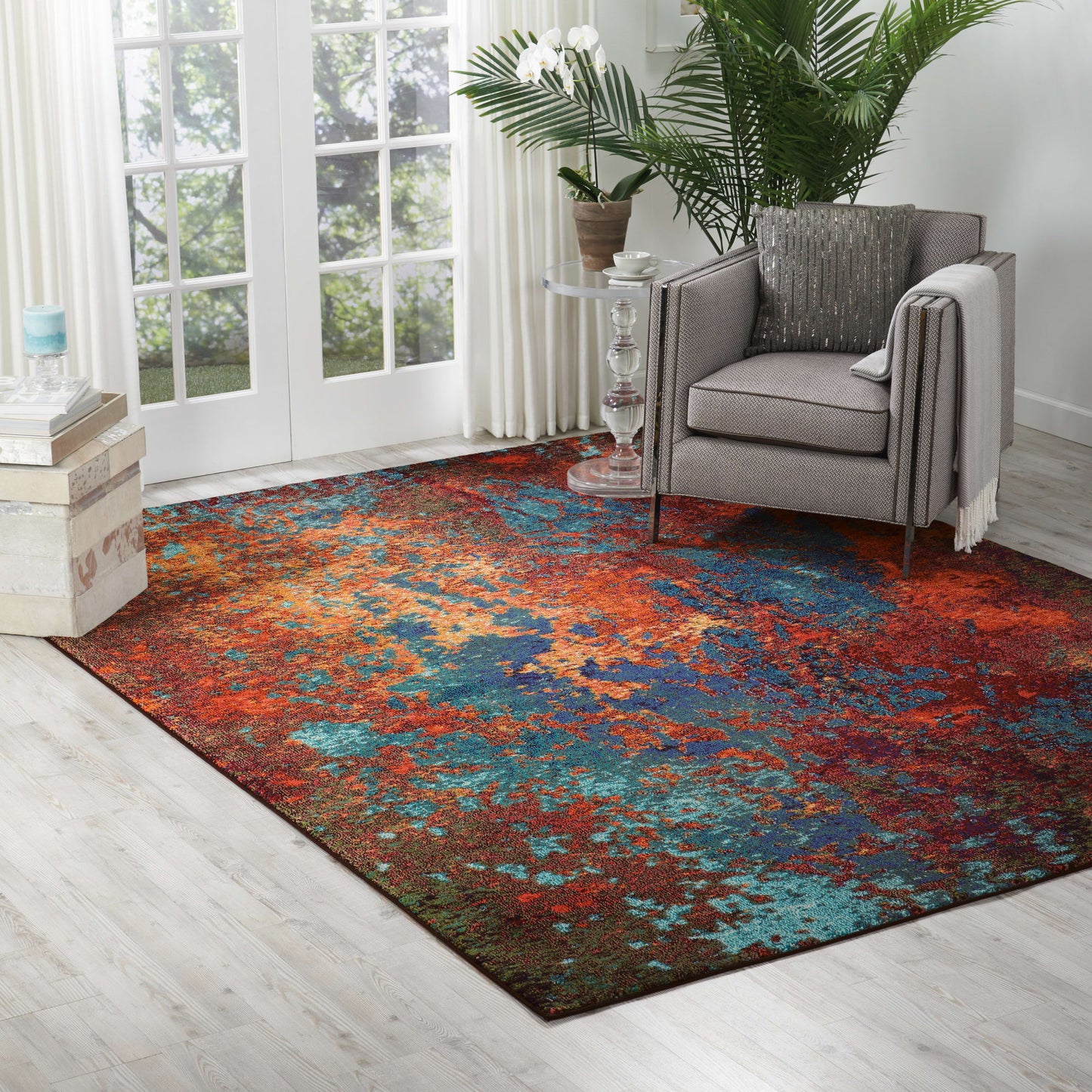 aRmanica CELESTIAL MULTI COLOUR RUG by NOURISON