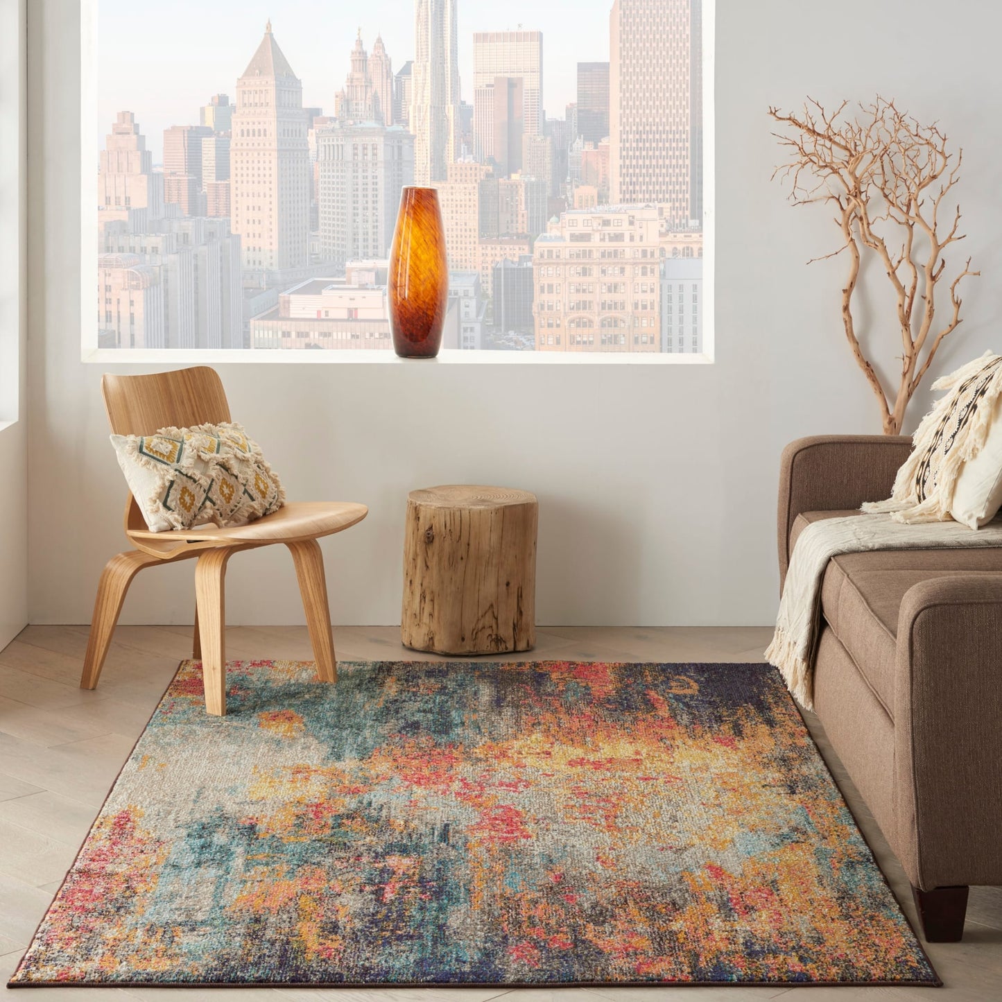 aRmanica CELESTIAL MULTI COLOUR RUG by NOURISON