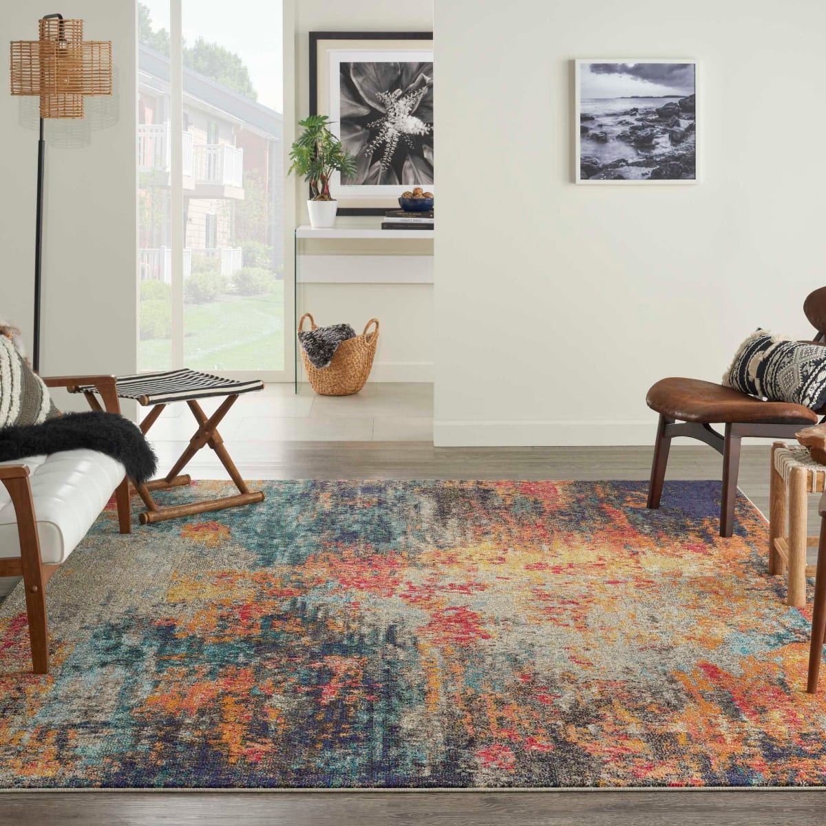 aRmanica CELESTIAL MULTI COLOUR RUG by NOURISON