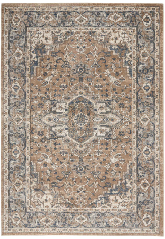 aRmanica QUARY BEIGE/GREY RUG by NOURISON