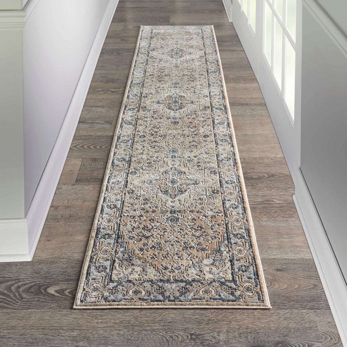 aRmanica QUARY BEIGE/GREY RUG by NOURISON