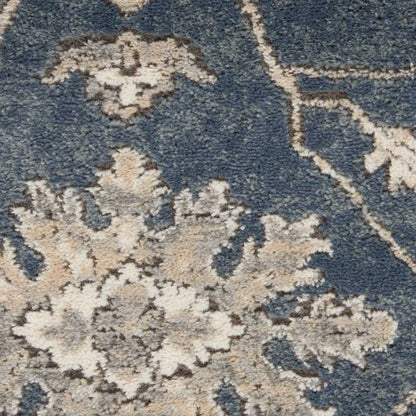 aRmanica QUARY BLUE/BEIGE RUG by NOURISON