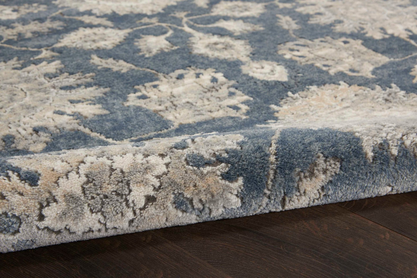 aRmanica QUARY BLUE/BEIGE RUG by NOURISON