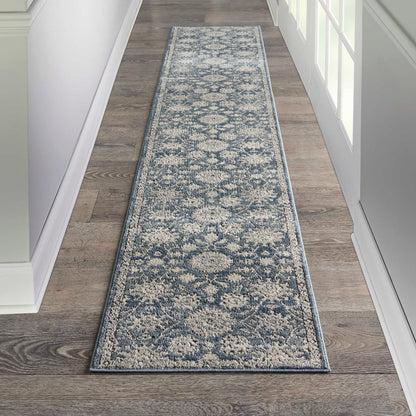 aRmanica QUARY BLUE/BEIGE RUG by NOURISON