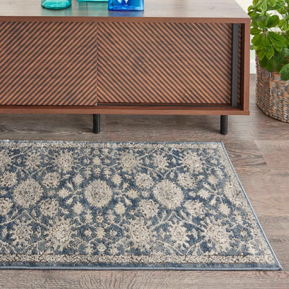 aRmanica QUARY BLUE/BEIGE RUG by NOURISON