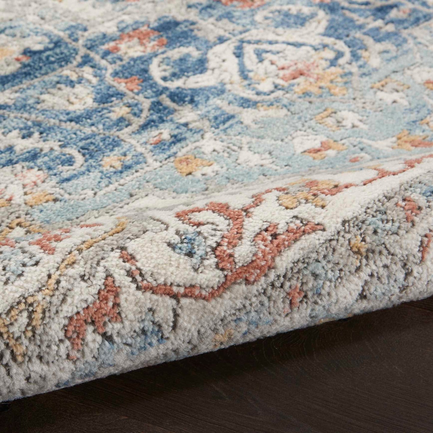 aRmanica QUARY IVORY BLUE RUG by NOURISON