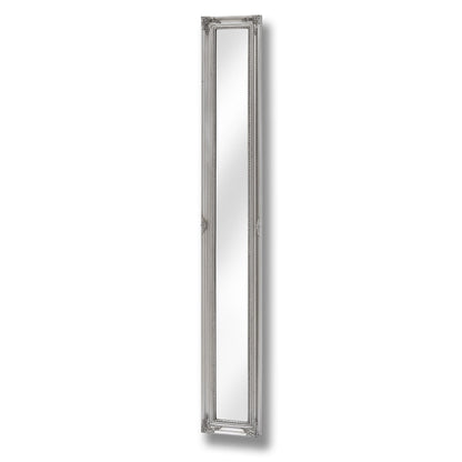 aRmanica Baroque Slimline Antique Silver Full Length Mirror