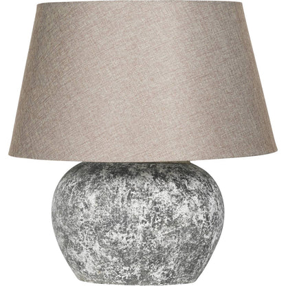 aRmanica Aged Round Table Lamp With Shade