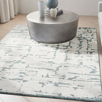 aRmanica  SCULPTURAL TEAL Rug by CALVIN KLEIN