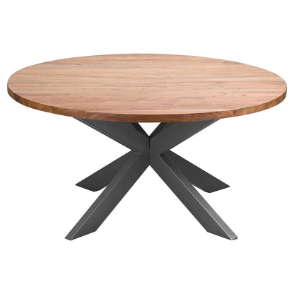 aRmanica Acacia wood Large Round Dining Table