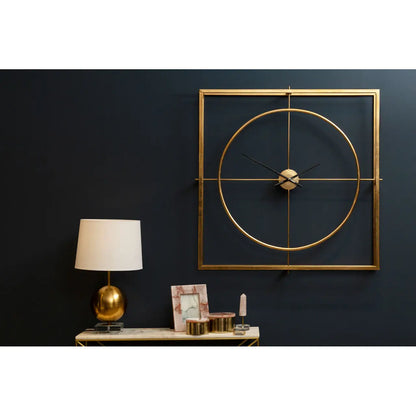 aRmanica CHELSEA LARGE GOLD METAL WALL CLOCK