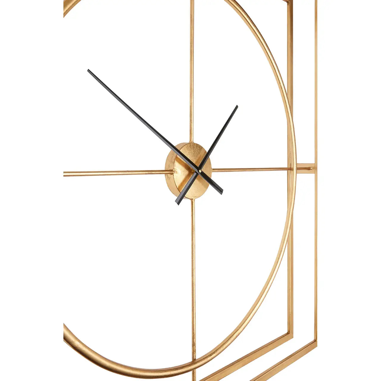 aRmanica CHELSEA LARGE GOLD METAL WALL CLOCK