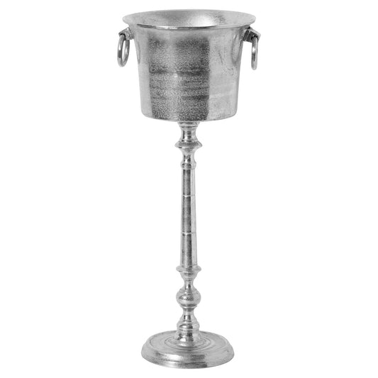 aRmanica Large Cast Aluminium Standing Champagne Cooler