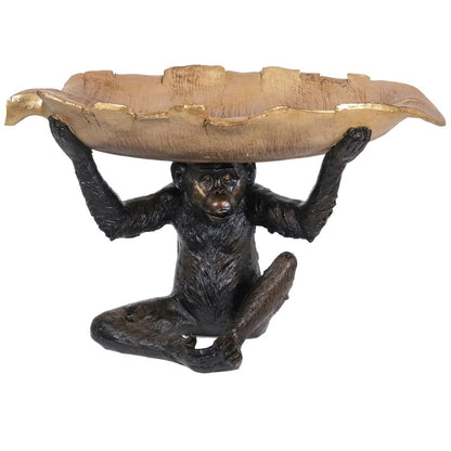 aRmanica Resin Monkey Leaf Bowl