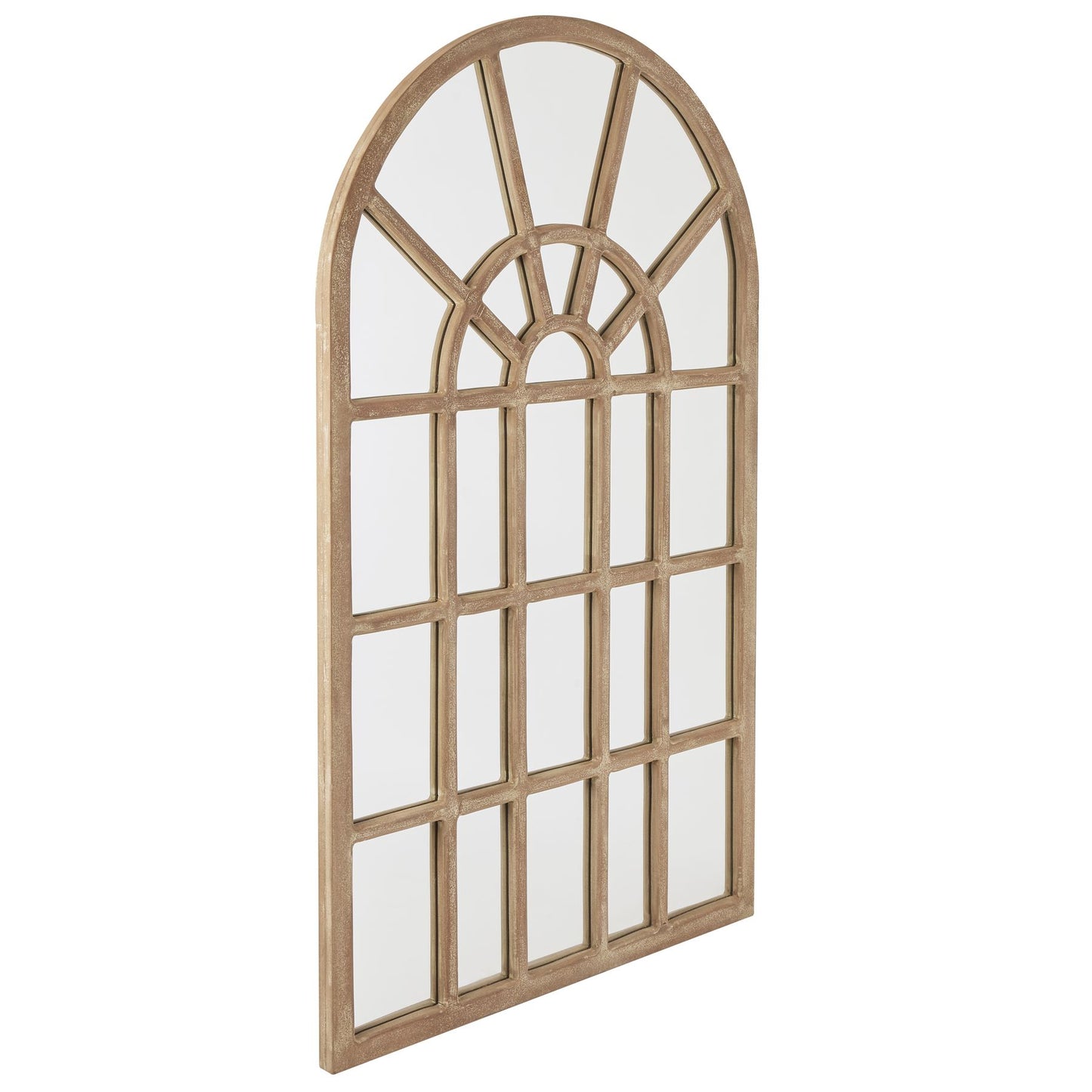 aRmanica Copgrove Collection Arched Paned Wall Mirror