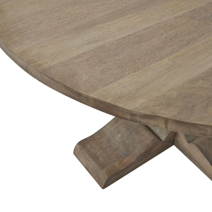 aRmanica Hard Wood Round Pedestal Dining Table