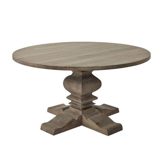 aRmanica Hard Wood Round Pedestal Dining Table