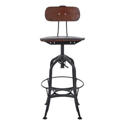 aRmanica NEW CENTARY WALNUT REVOLVING BAR STOOL